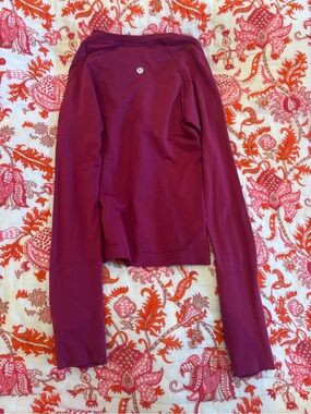 lululemon athletica Long Sleeve Athletic Top - Burgundy